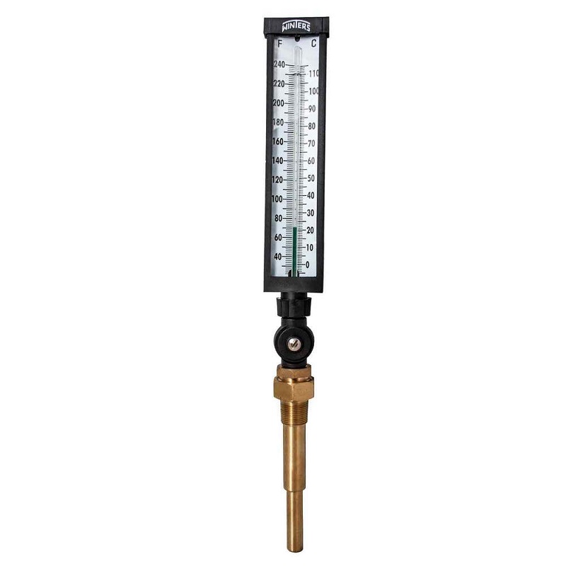 Thermometer 30° to 240°F 9" Aluminum Case